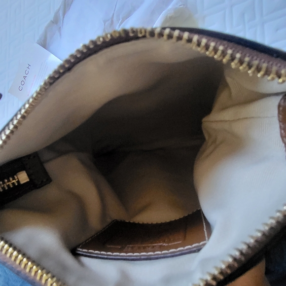 Coach Signature Crossbody Bag - Brown and Tan - Picture 7 of 10